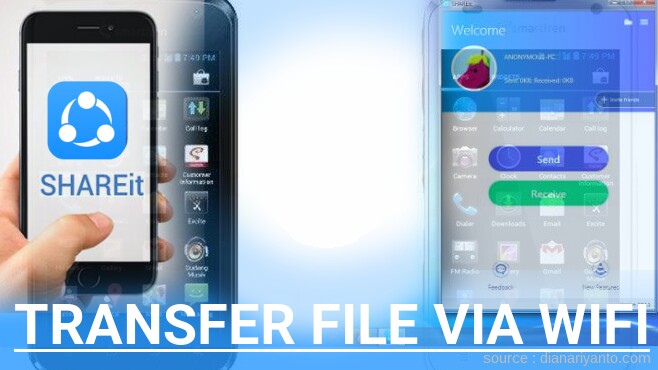 Cara Transfer File via Wifi di Smartfren Andromax-i AD683G Menggunakan ShareIt Terbaru